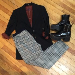 Zara plaid pants